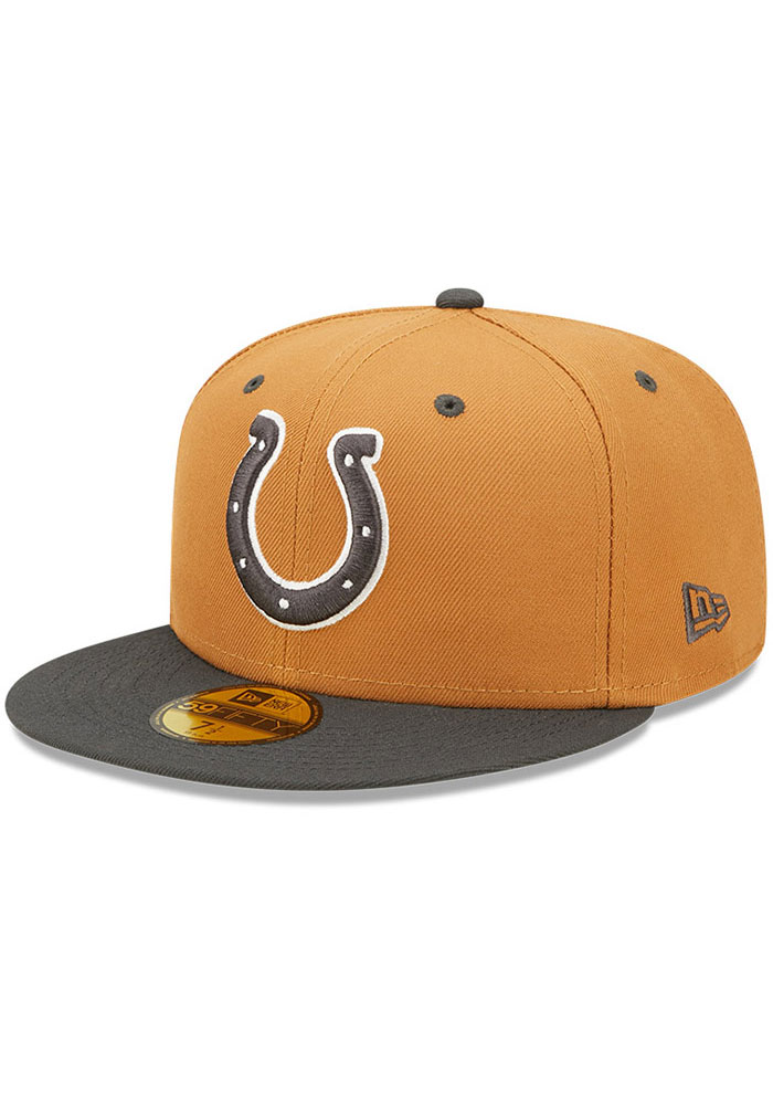 Indianapolis Colts Mens 2T Color Pack 59FIFTY BRONZE New Era