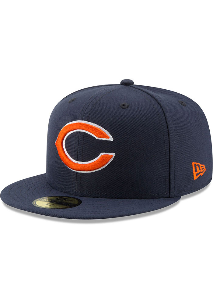 Casquette New Era 59Fifty Low Profile - Chicago Cubs - Taille 7 7/8 - Bleu Marine