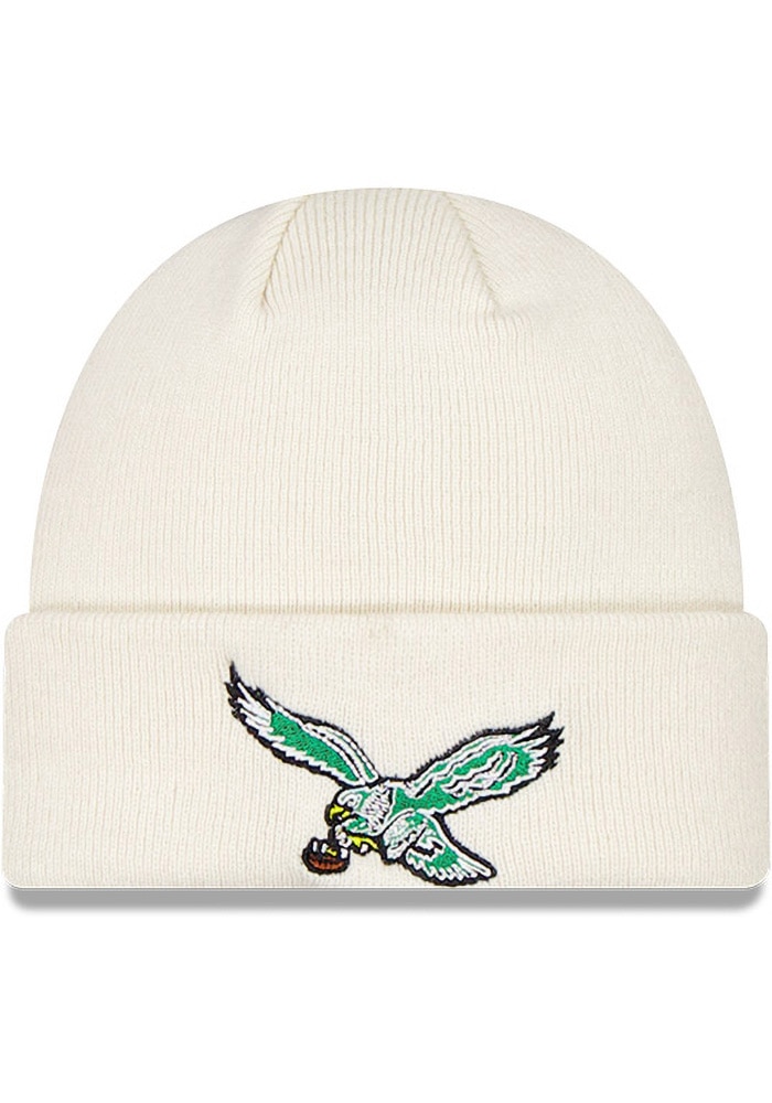 帽子 L.G.B. EagleMan printed knit casquette Philadelphia Eagles New Era IVORY Retro Cuff Knit Hat - 59018433