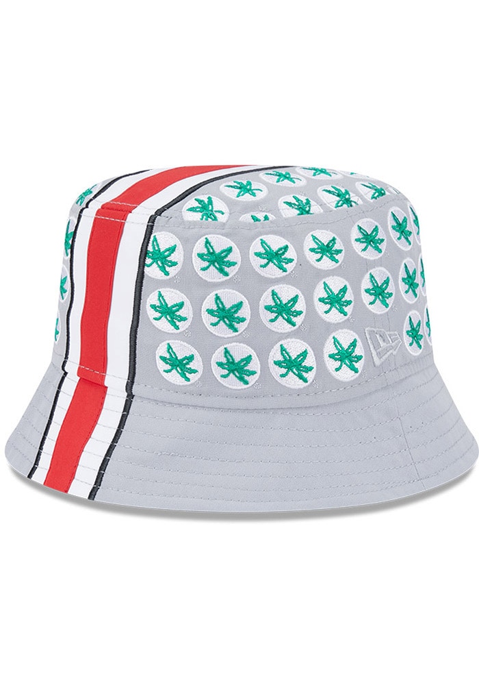 New Era Ohio State Buckeyes GREY Helmet Bucket Hat - 59027858