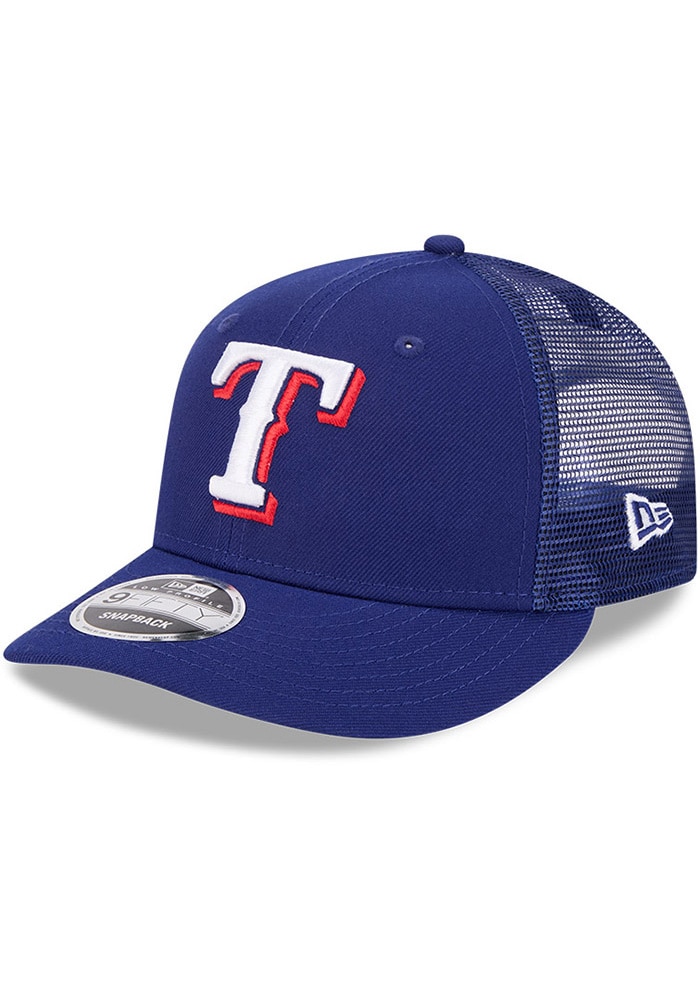 New Era Texas Rangers BLUE Trucker LP 9FIFTY Adjustable Hat - 59031151