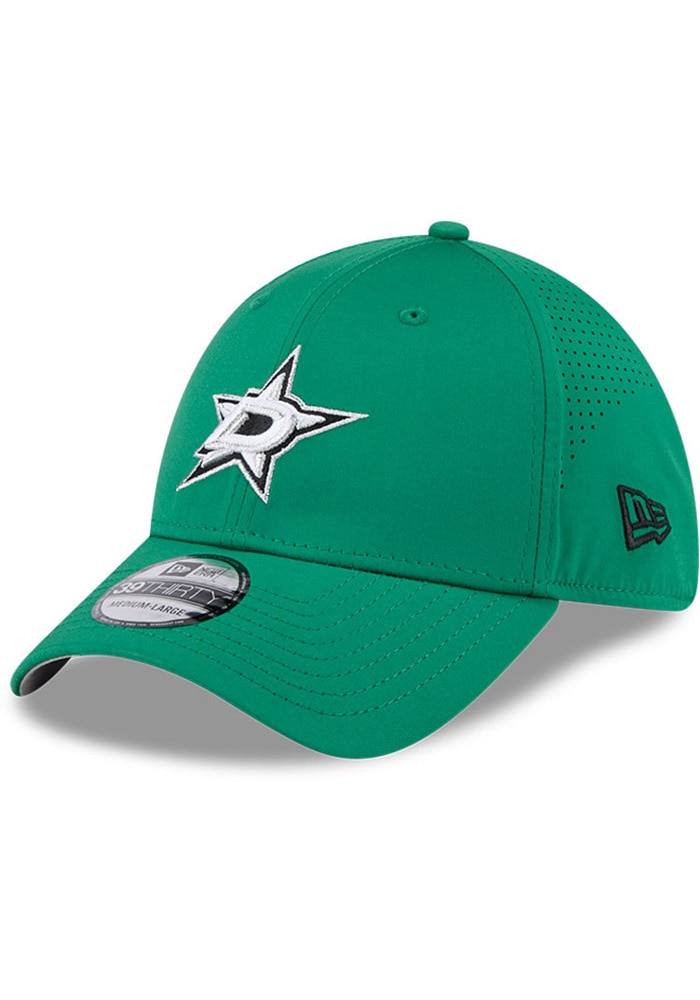 Dallas Stars Mens Mid Perf 39THIRTY GREEN New Era Flex Hat - 59033984