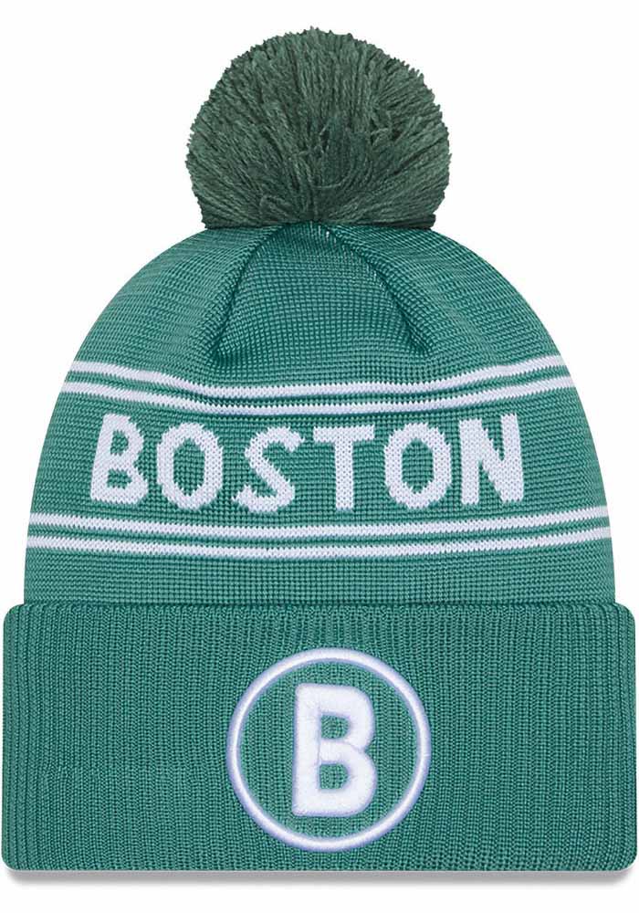 Boston Red Sox New Era GREEN 2025 City Connect Official Pom Knit