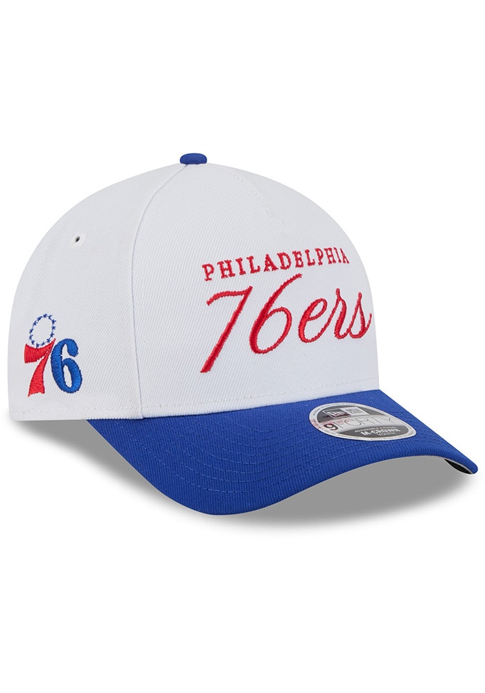 Philadelphia 76ers 2025 NBA Draft JR A Frame M Crown 9FORTY White