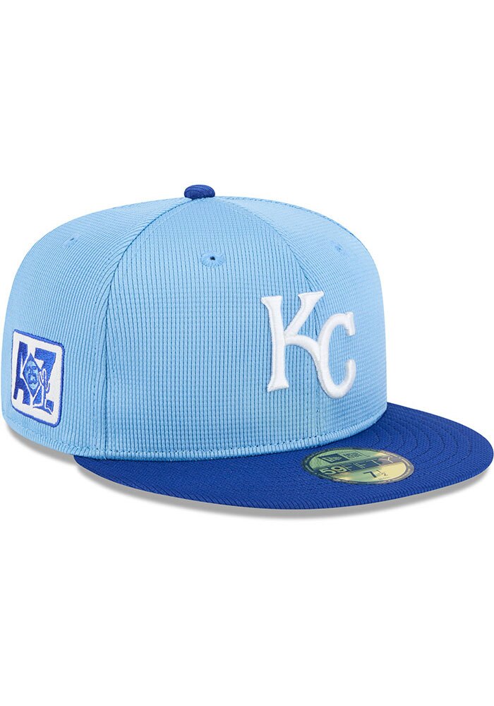 Kansas City Royals 2025 Spring Training JR 59FIFTY LIGHT BLUE New
