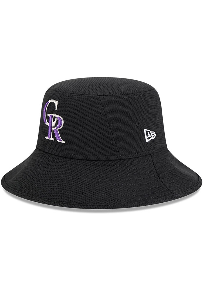 New Era Colorado Rockies BLACK 2025 Spring Training Bucket Hat