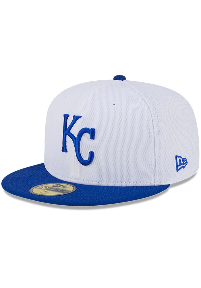 Kansas City Royals Mens 2025 Clubhouse Modern Crown 59FIFTY White