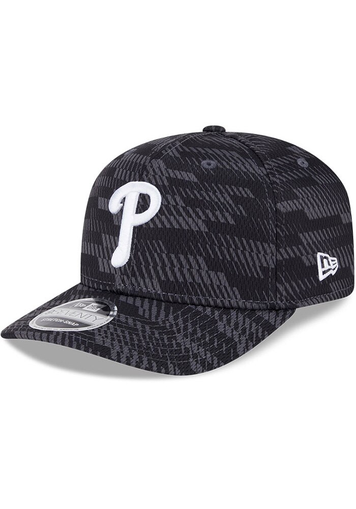 New Era Philadelphia Phillies BLACK 2025 Clubhouse Alt Stretch