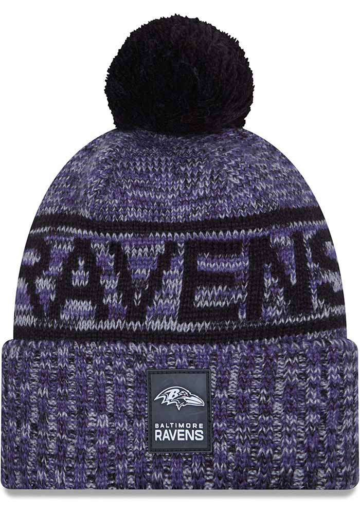 The Ravens CAP（Sand×Blue） ブルー Baltimore Ravens New Era BLACK 2025 NFL Sideline Cold Weather