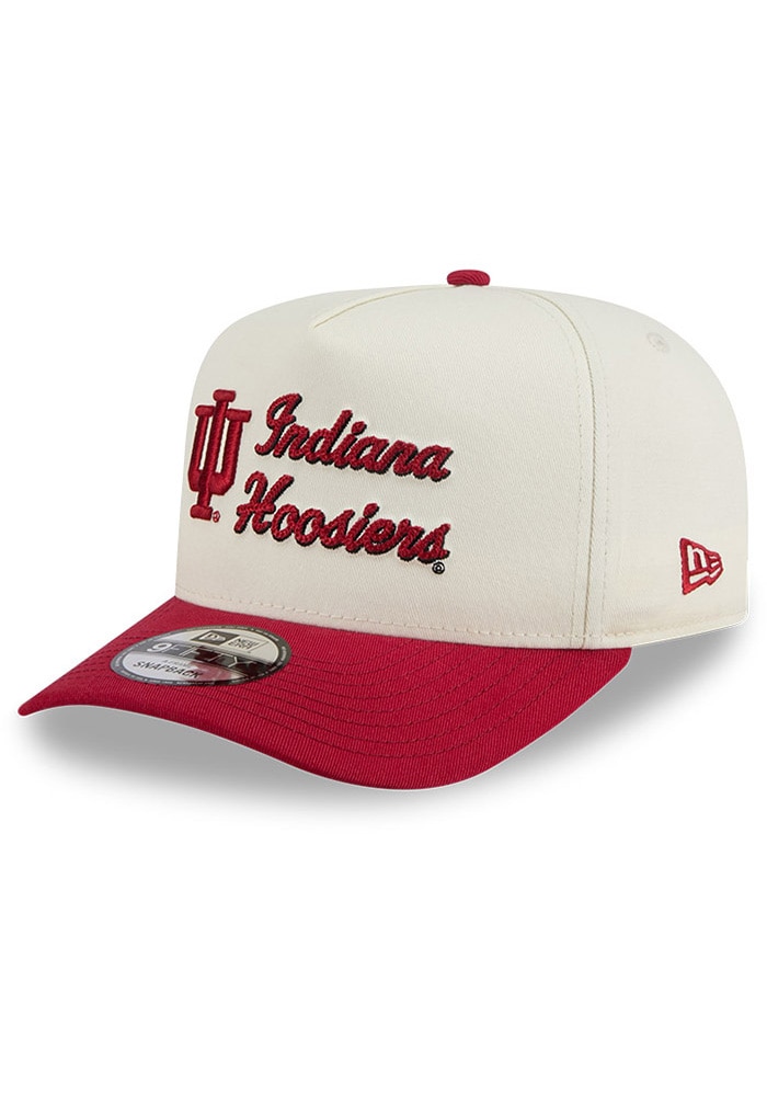 New Era Indiana Hoosiers CARDINAL A frame Chainstitch 9FIFTY 