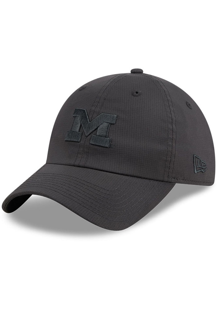New Era Michigan Wolverines BLACK Ripstop Casual Classic