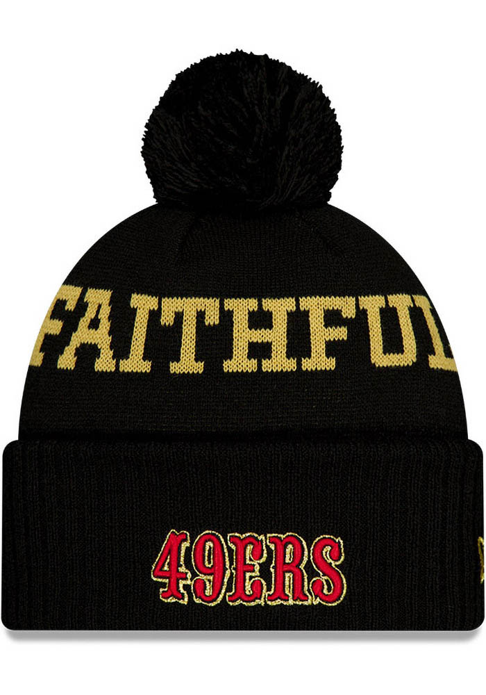 San Francisco 49ers New Era BLACK 2025 NFL Fan Pack Helmet 9FIFTY