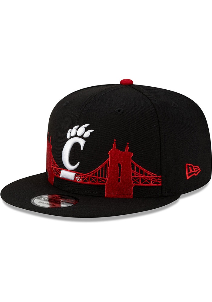 Cincinnati Bearcats New Era BLACK Bridge 9FIFTY Mens Snapback