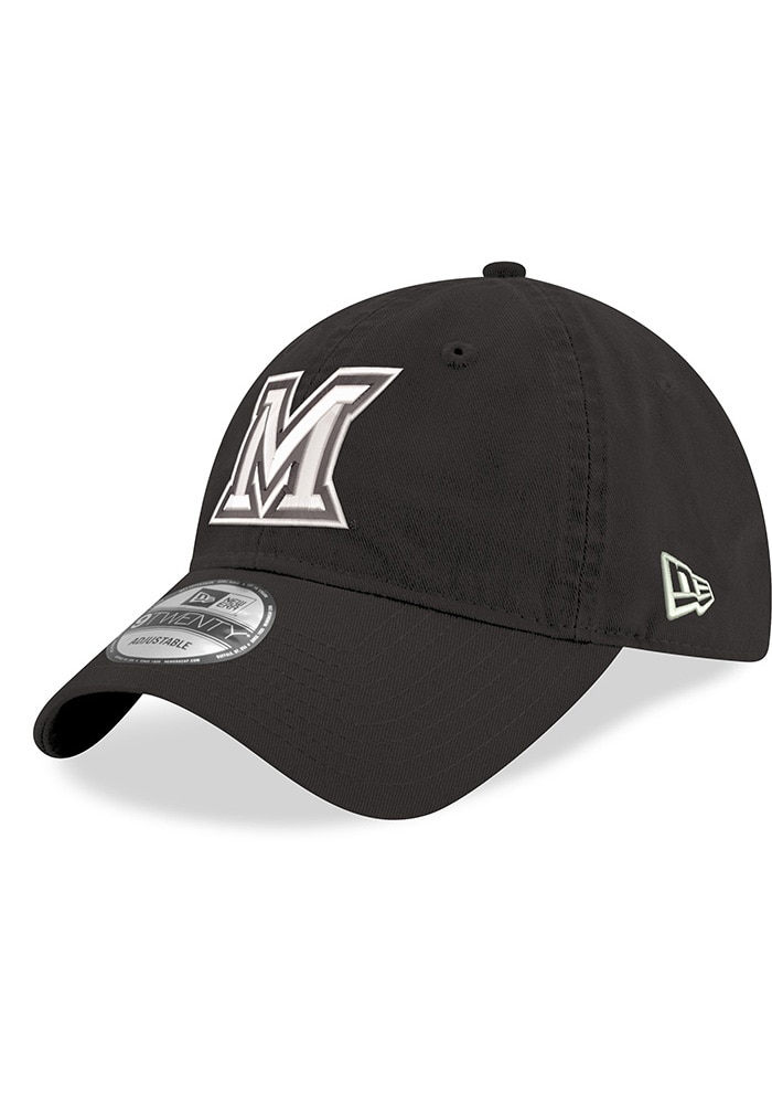 New Era Miami RedHawks BLACK 9TWENTY Adjustable Hat - 5908984
