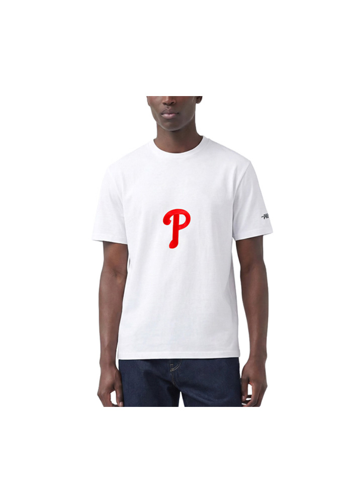 Pro Standard MLB Phillies Tシャツ S Pro Standard Philadelphia Phillies White Living Large Short Sleeve