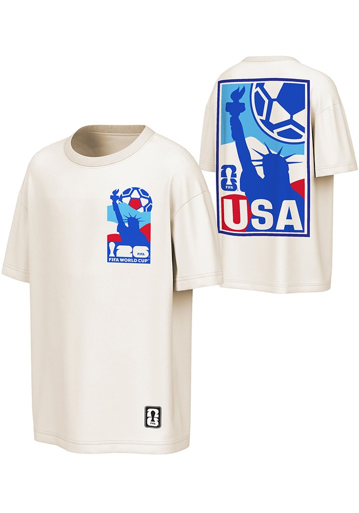 FIFA USA CREAM World Cup 26 Post Card Short Sleeve T Shirt - 59979659