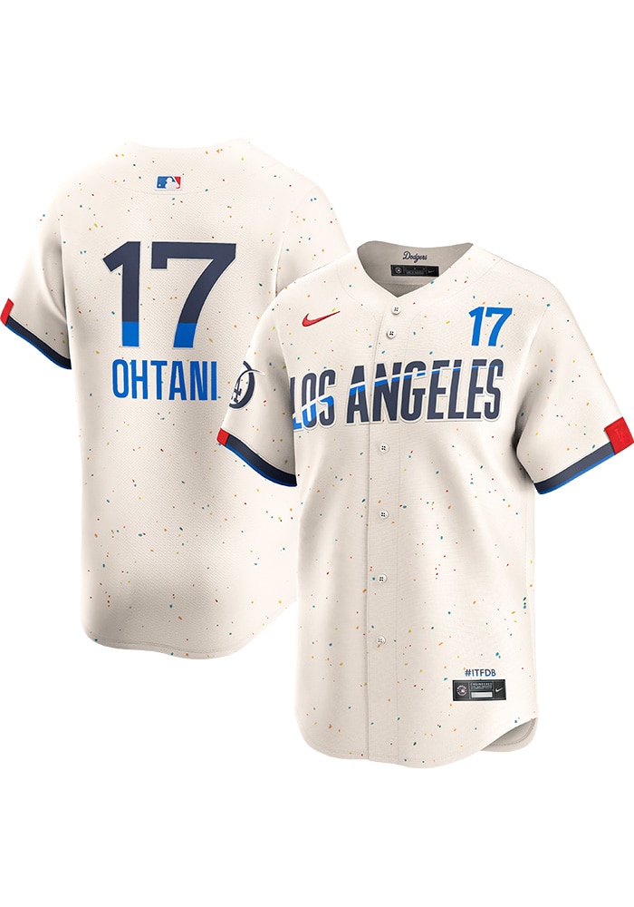 Shohei Ohtani Los Angeles Dodgers Mens IVORY City Connect Limited