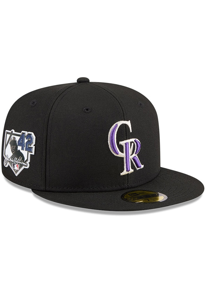 Colorado Rockies Mens 2026 Jackie Robinson Day 59FIFTY BLACK New