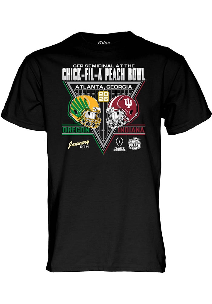 Blue 84 Indiana Hoosiers BLACK 2026 Peach Bowl vs. Oregon Ducks