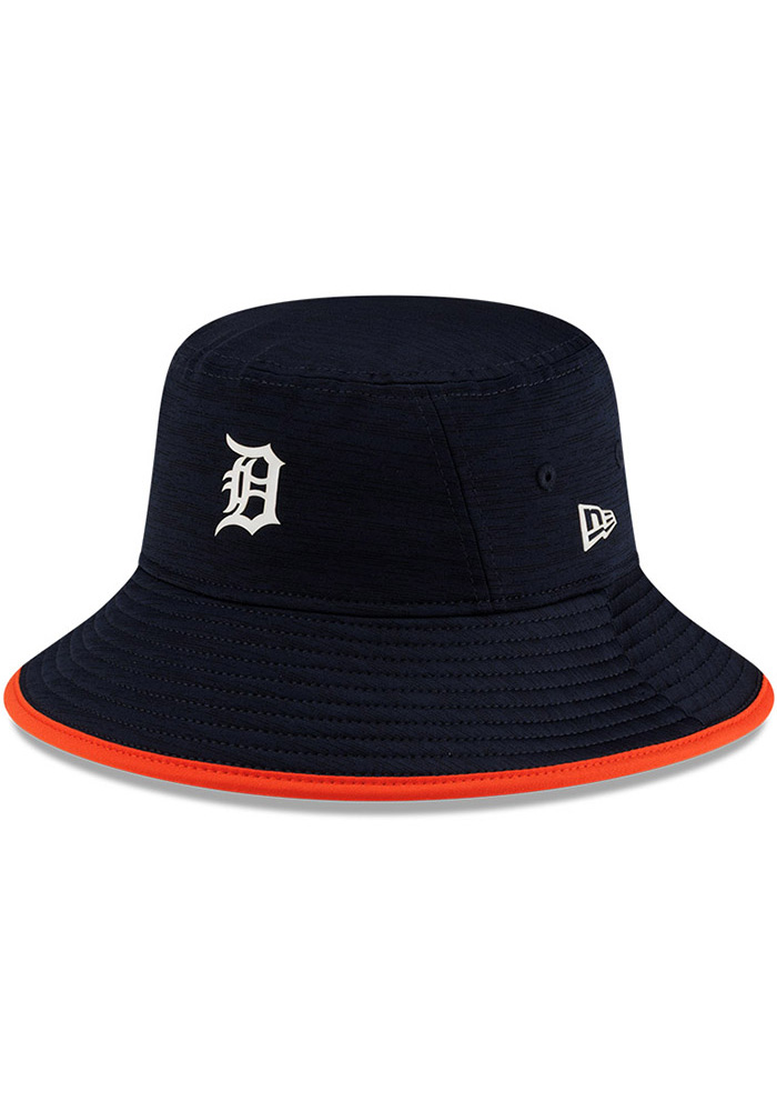 New Era Detroit Tigers NAVY Digitech Drawstring Bucket Hat - 61050971