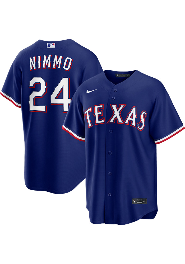 Brandon Nimmo Texas Rangers Mens Replica ROYAL Alternate Jersey