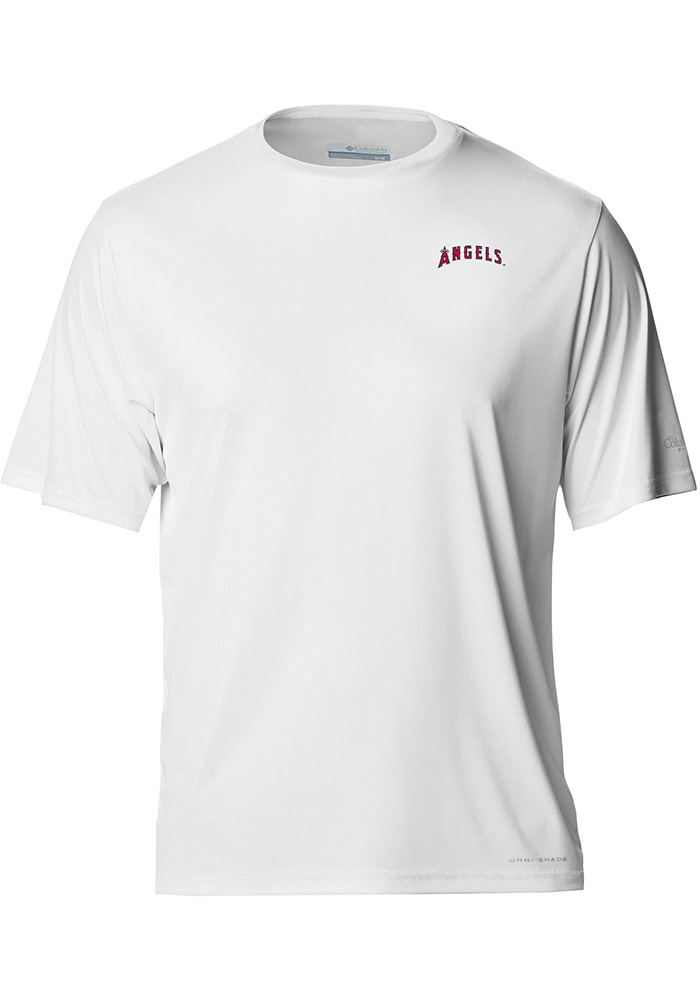 Columbia Los Angeles Angels White Terminal Tackle Short Sleeve T