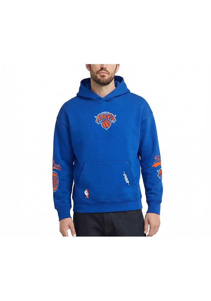 Pro Standard New York Knicks Mens ROYAL Living Large Long Sleeve