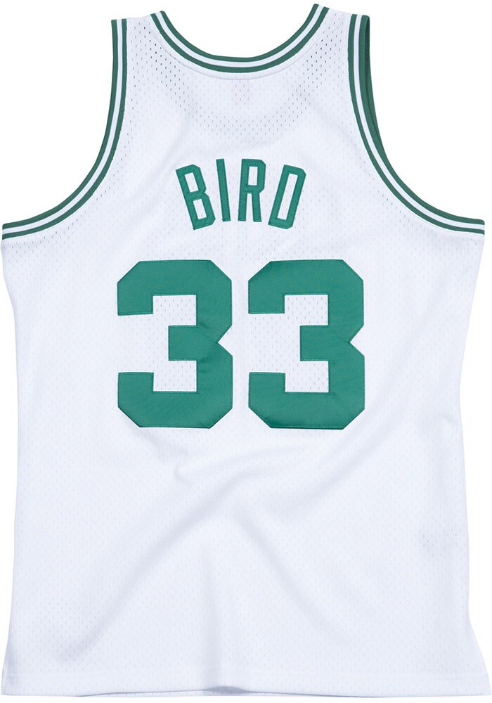 Larry Bird Boston Celtics Mitchell and Ness 85-86 Swingman Jersey