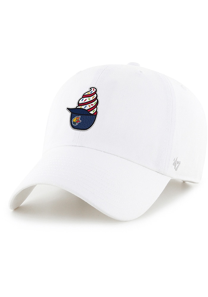 47 Toledo Mud Hens White Ice Cream Helmet Clean Up Adjustable Hat