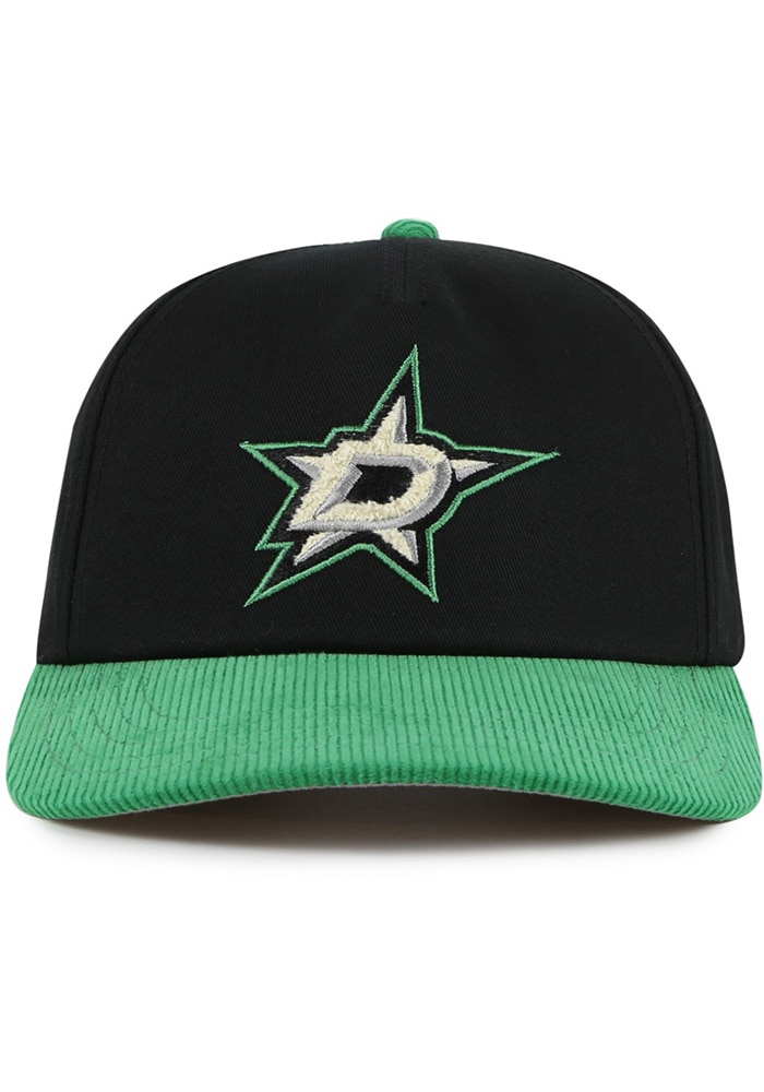 Dallas Stars BLACK 2T Burnett Corduroy Visor 5-Panel  display picture 2