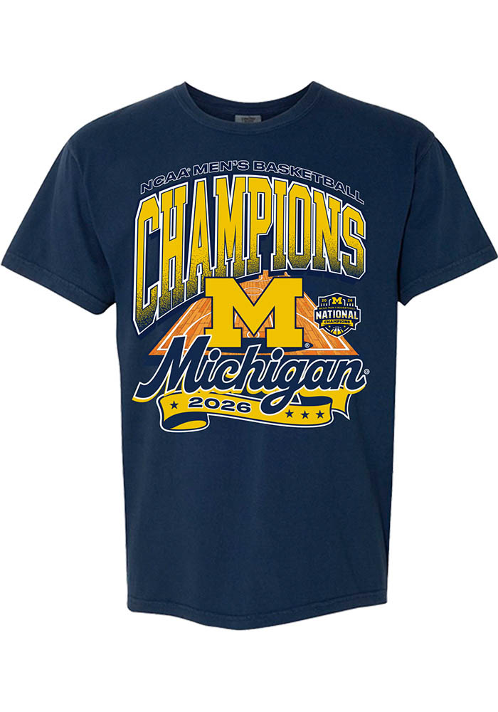 Something Inked Michigan Wolverines NAVY 2026 Men's Basketball