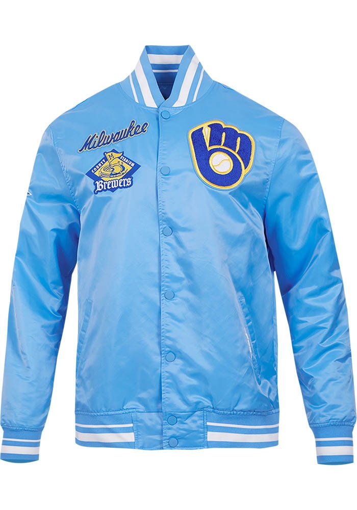 BREWERS ナイロンジャケット 青 Vintage 1990s Milwaukee Brewers Blue Nylon Jacket by Starter