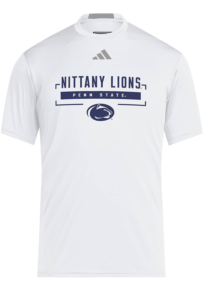 Adidas Penn State Nittany Lions White D4T Short Sleeve T Shirt