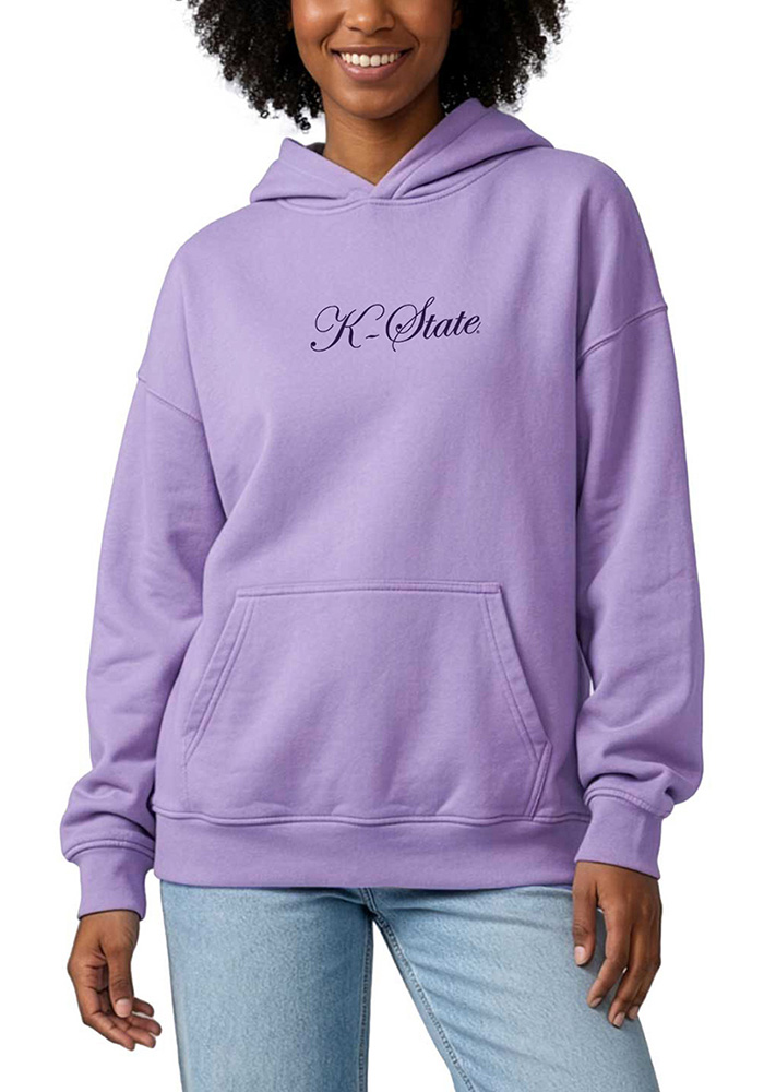 Womens PURPLE K-State Wildcats Newport Hoodie - 651494343