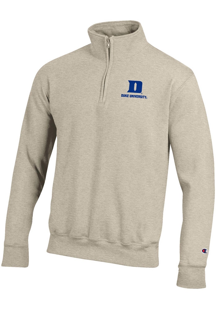 【激レア】Starter Duke ウォームアップウェア M 青 Champion Duke Blue Devils Mens OATMEAL Embroidered Logo Pullover