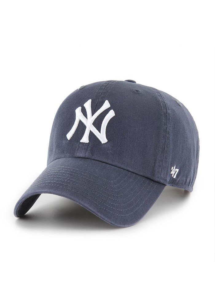 New York Yankees Clean Up Youth NAVY 47 Youth Adjustable Hat - 6538200
