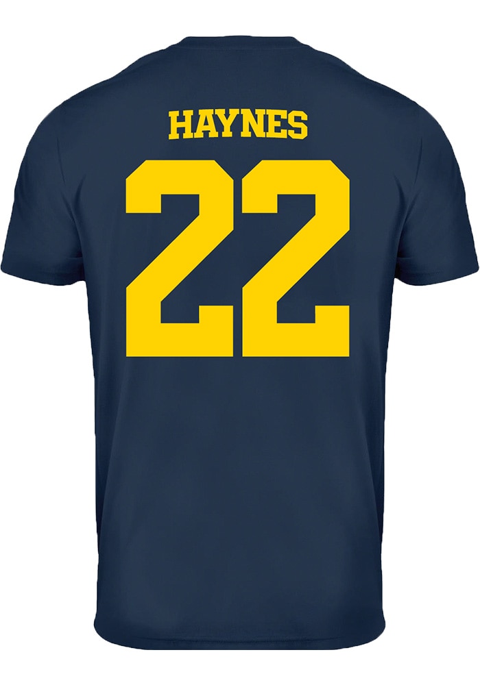Justice Haynes Michigan Wolverines NAVY Football Name And Number