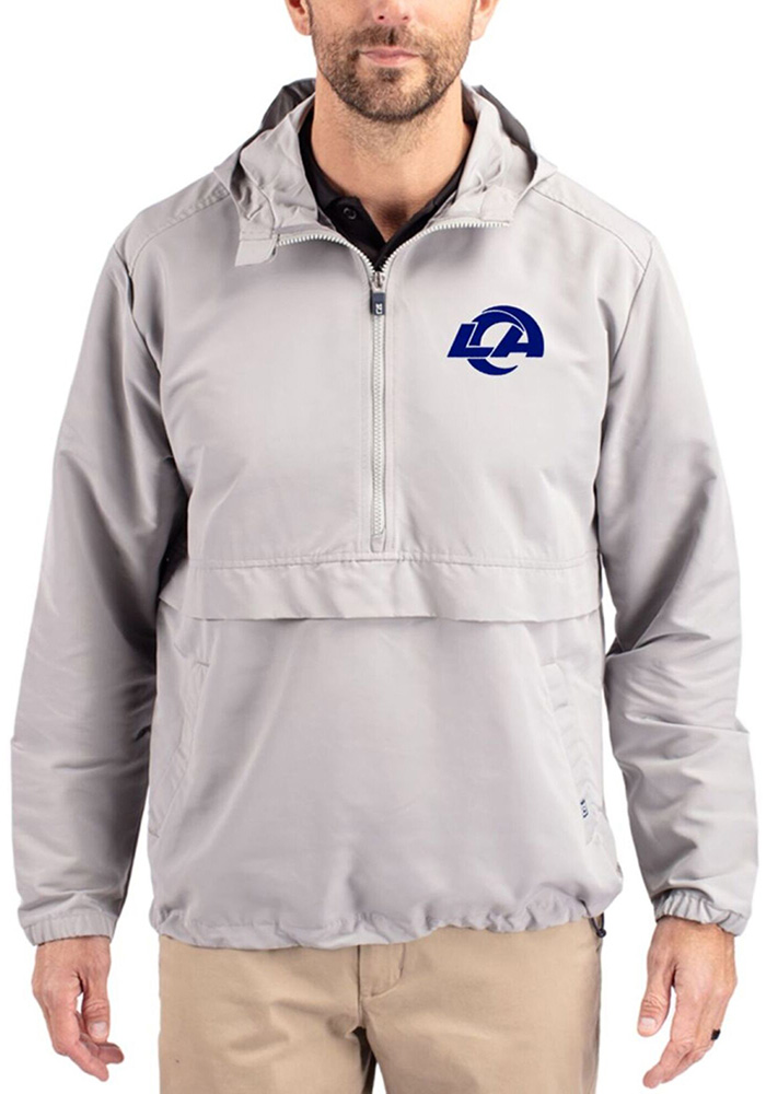 Cutter and Buck Los Angeles Rams Mens Charter Eco LIGHTGREY