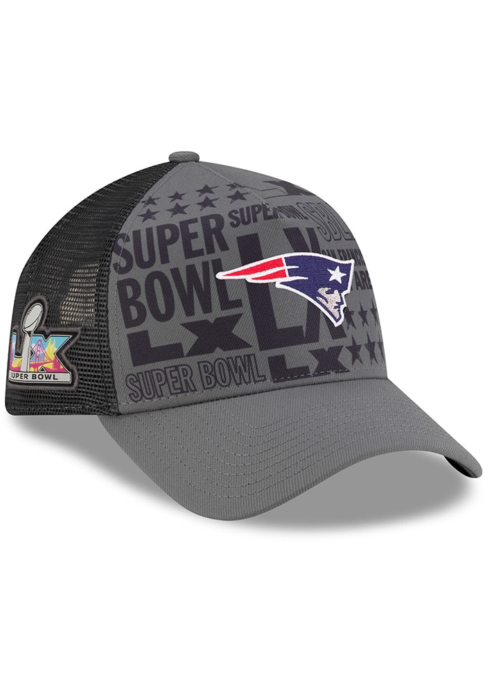 【新品】Super Bowl LIX 9FORTY 公式キャップ ブラック New Era New England Patriots GRAPHITE Super Bowl LX Participant