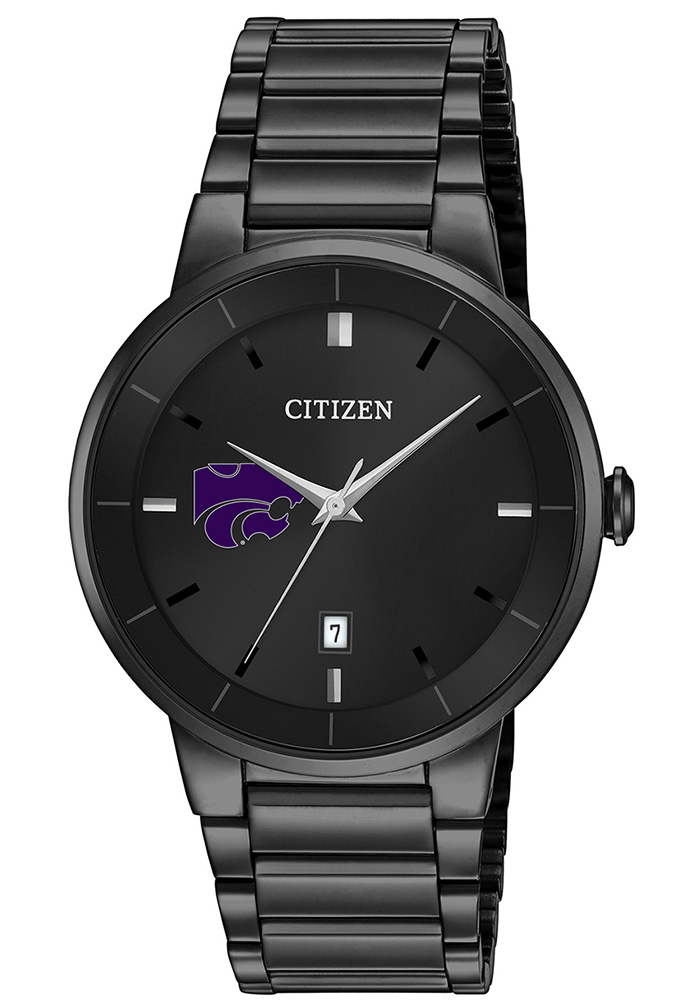 BLACK Quartz K-State Wildcats Mens Watch - 68413368
