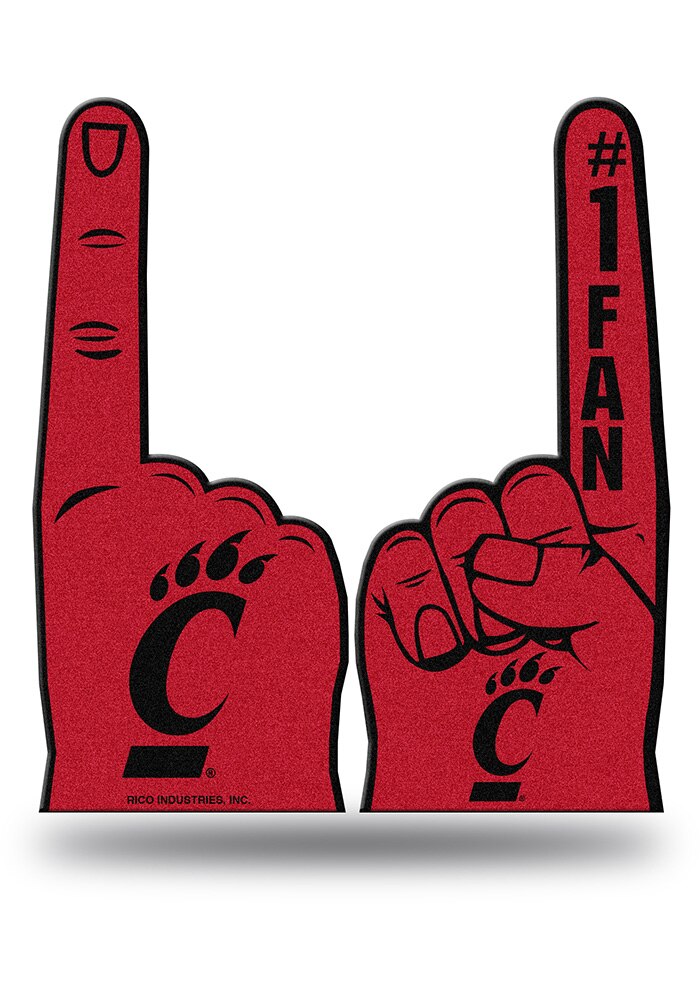 Cincinnati Bearcats RED/BLACK Red Foam Finger - 7140752
