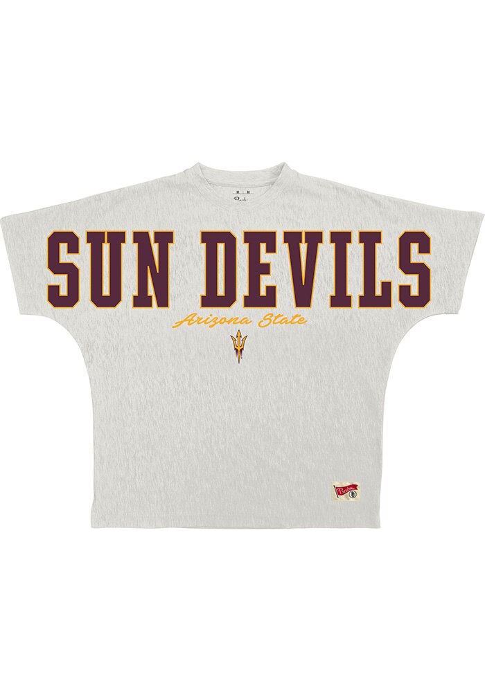 Pressbox Arizona State Sun Devils Womens OATMEAL Flannigan T-Shirt