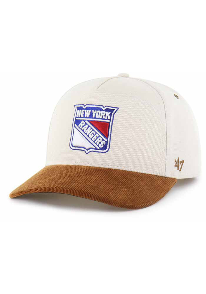 47 New York Rangers White Carhartt Undyed Hitch RF Adjustable Hat