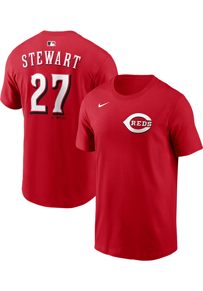 Sal Stewart Cincinnati Reds Red Home Short Sleeve Player T Shirt