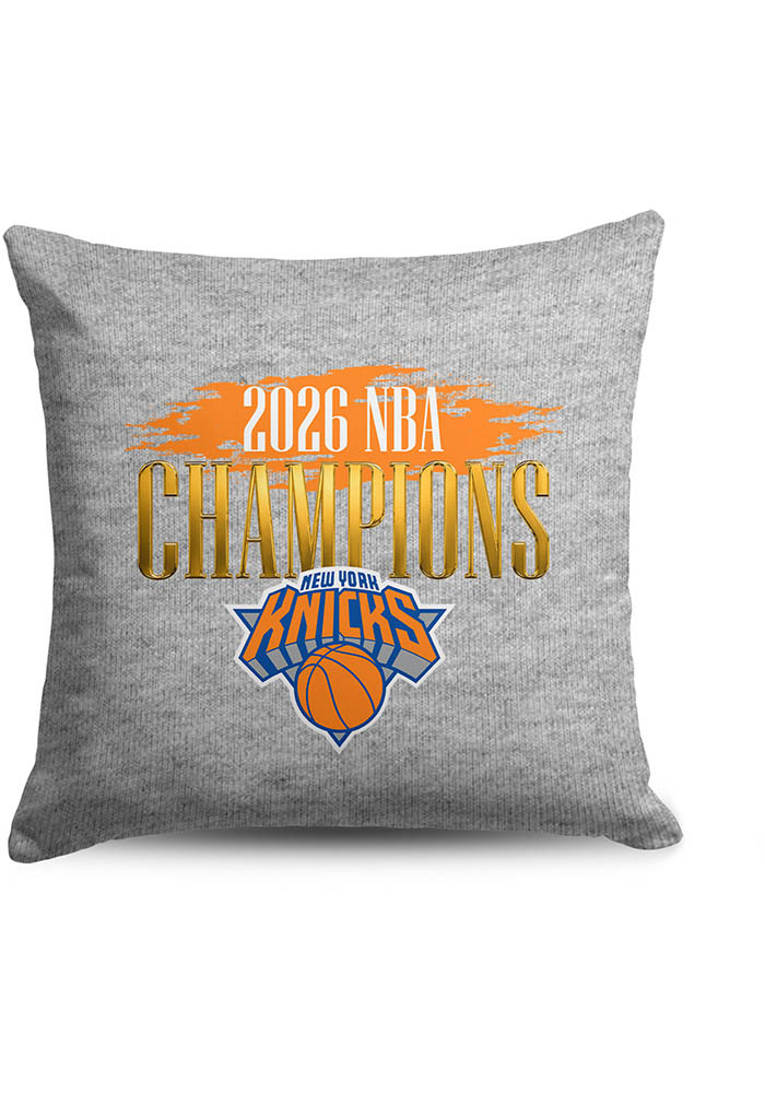 New York Knicks ATHLETICGREY 2026 NBA Champions Sweatshirt Throw