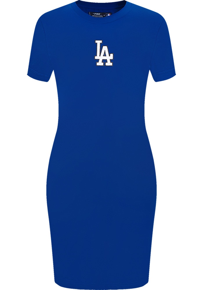 dodger blue dress Los Angeles Dodgers G-III 4Her by Carl Banks Women's Game Over Maxi Dress