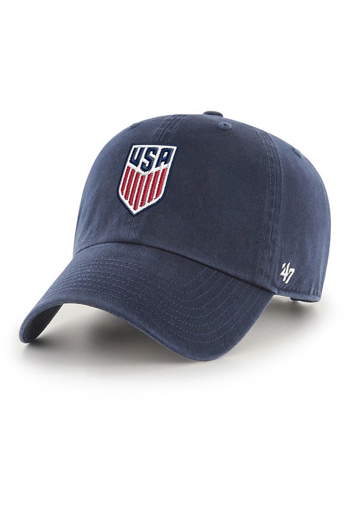 47 USMNT NAVY Team Crest Clean Up Adjustable Hat - 75341590