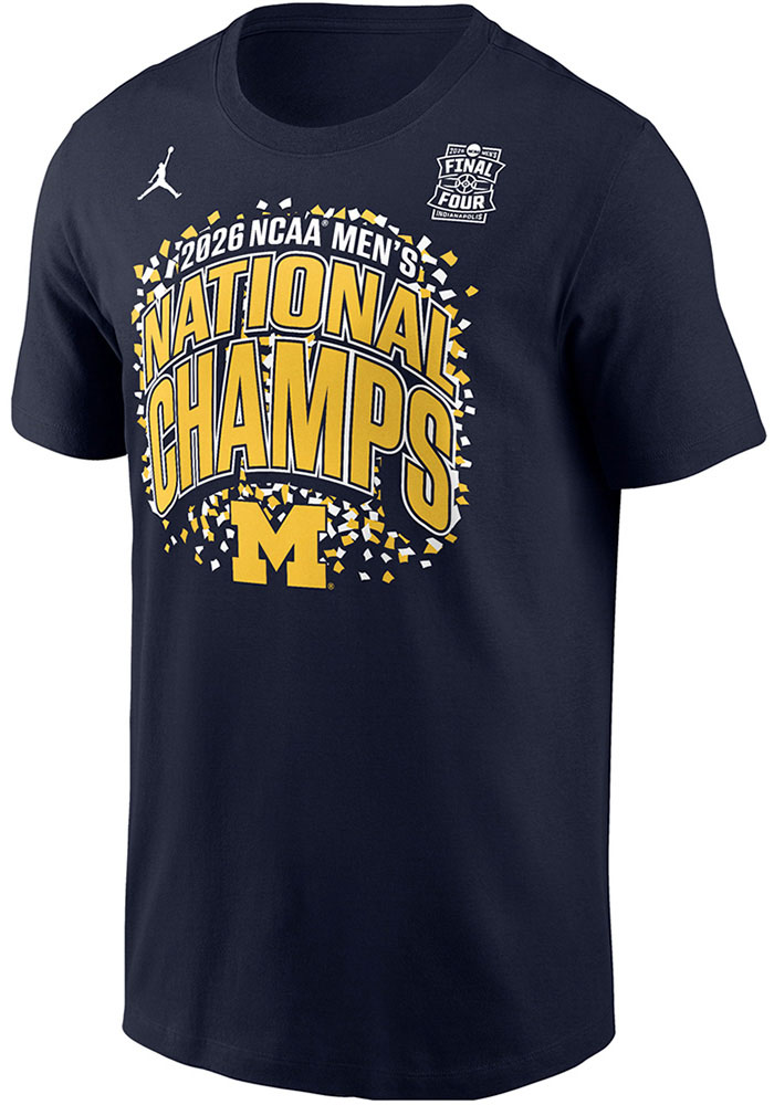 Nike Michigan Wolverines NAVY 2026 Men's Basketball National