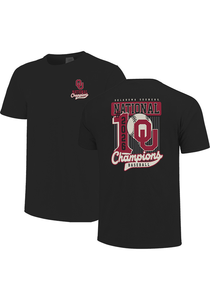 Oklahoma Sooners BLACK 2026 College World Series Champions Mascot