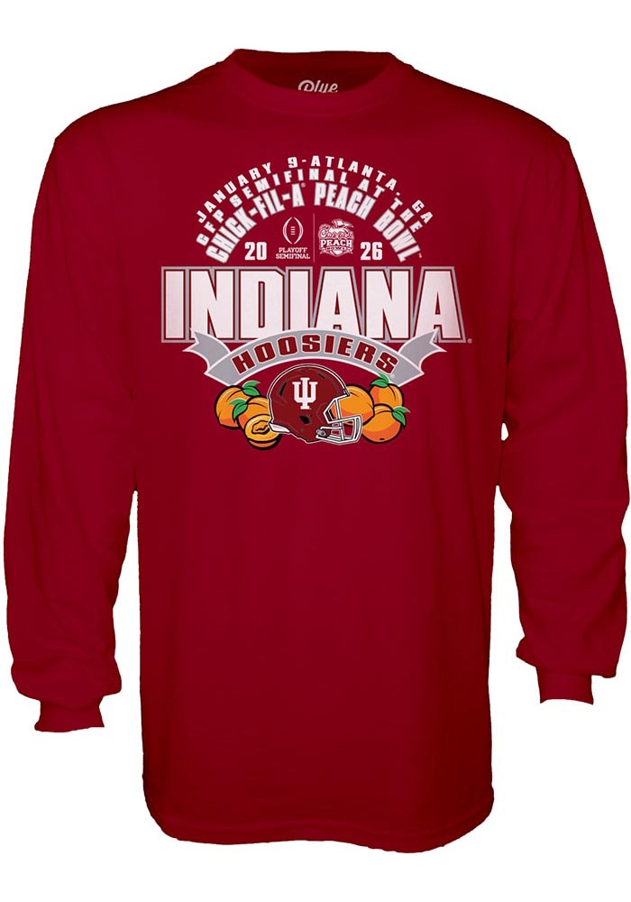 Blue 84 Indiana Hoosiers 2026 Peach Bowl Long Sleeve T Shirt